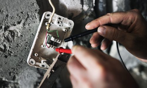 Electrician working